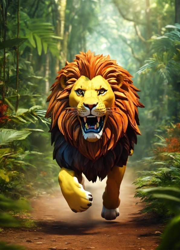 Free Fashion Stock Photos, Felidae, Plant, Lion, Roar, Carnivore