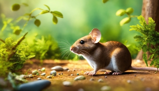 Free Mov Editor, Plant, Leaf, White Footed Mice, Meadow Jumping Mouse, Rodent