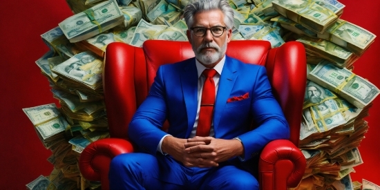 Free Profile Picture Maker, Glasses, Tie, Suit, Chair, Leisure