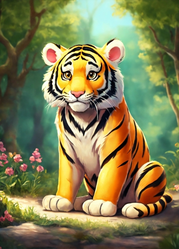 Free Video Editing App For Pc Without Watermark, Plant, Bengal Tiger, Vertebrate, Felidae, Tiger