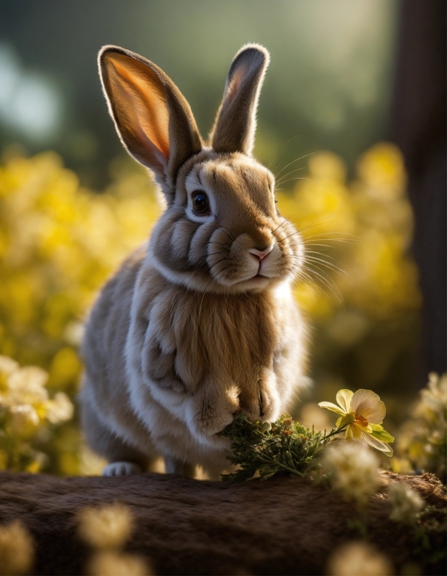 Free Video Effects Software, Plant, Rabbit, Sunlight, Ear, Rabbits And Hares