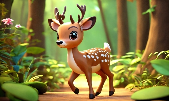 Free Video Speed Editor, Plant, Deer, Organism, Mammal, Grass