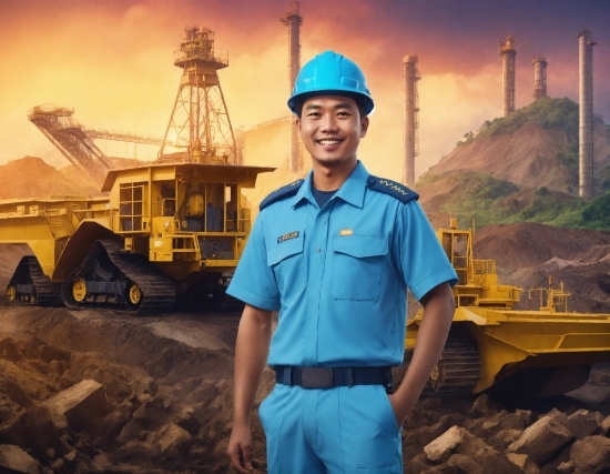 Google Reverse Image, Smile, Sky, Hard Hat, Workwear, Helmet