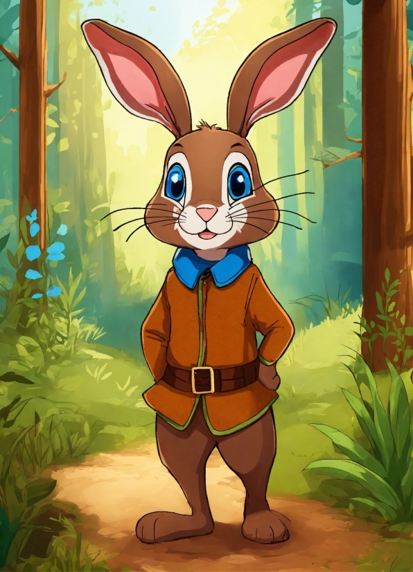 Hd Video Maker Online Free, Plant, Rabbit, Cartoon, Organism, Grass