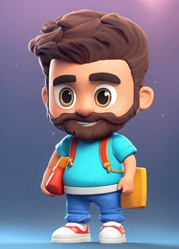 Head, Cartoon, Gesture, Fictional Character, Toy, Animated Cartoon