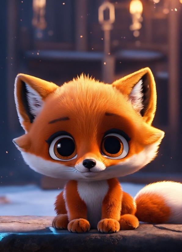 I Want To Be A Content Creator, Toy, Orange, Fox, Fawn, Whiskers