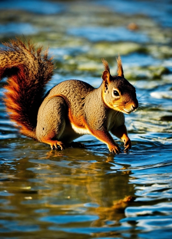 Information In The Public Domain, Water, Rodent, Squirrel, Organism, Grey Squirrel