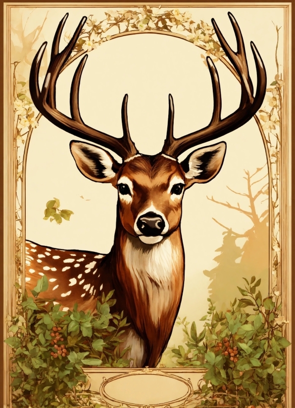 Inshot Editing App, Plant, Deer, Natural Material, Fawn, Elk