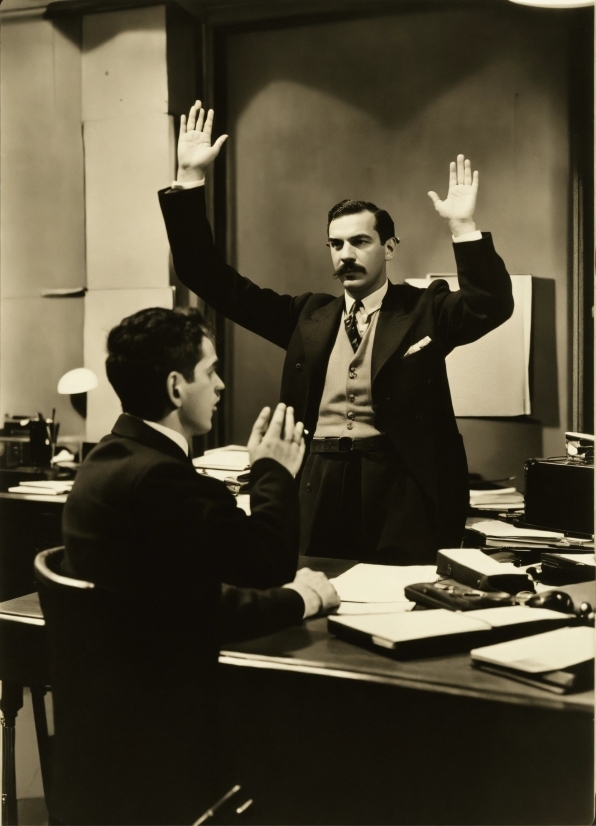 Insta Pic Download, Table, Chair, Tie, Gesture, Blackandwhite