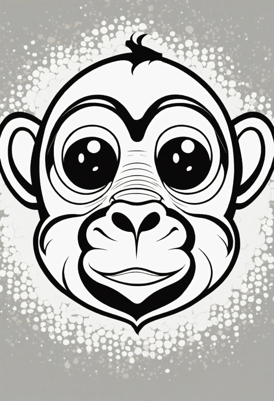 Islamic Sound No Copyright, Primate, Facial Expression, Font, Art, Whiskers