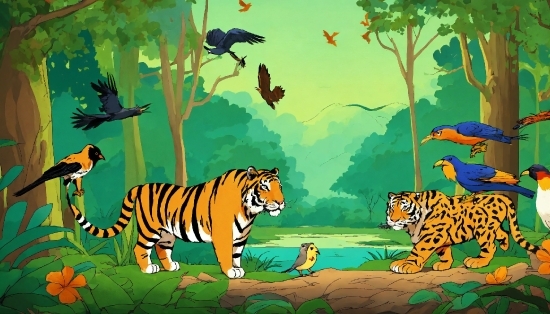 Istock Video Editor, Plant, Green, Ecoregion, Tiger, Felidae