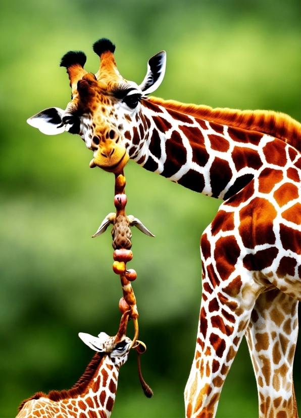 Kapwing App, Hair, Head, Giraffe, Giraffidae, Photograph