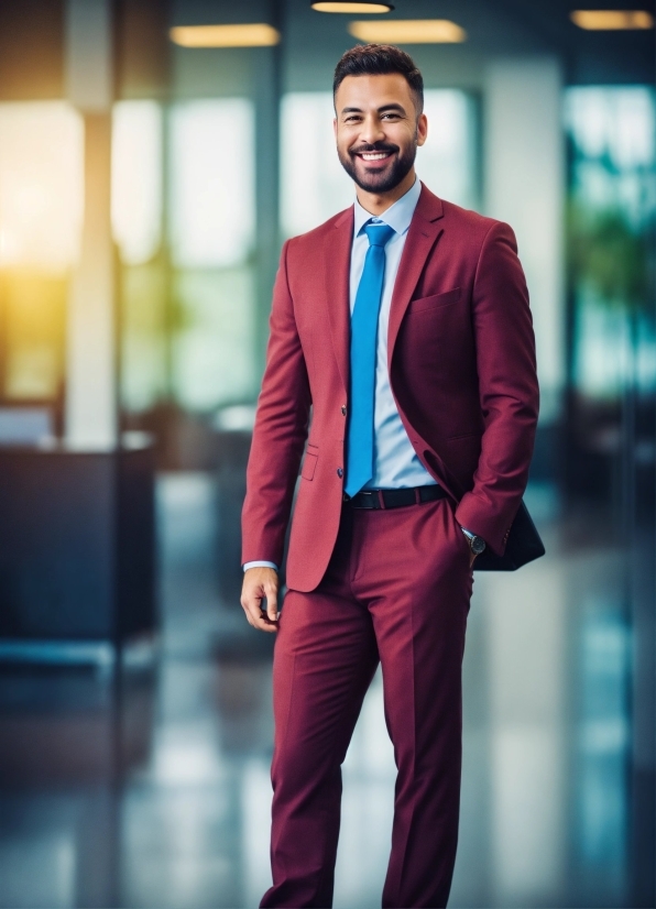 Large Botanical Prints, Suit Trousers, Shoulder, Smile, Dress Shirt, Flash Photography