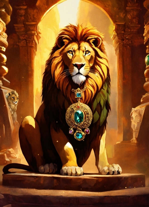 Light, Felidae, Carnivore, Big Cats, Lion, Art