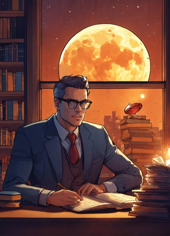 Lightroom Online Editing Free, Glasses, Moon, Tie, World, Cartoon