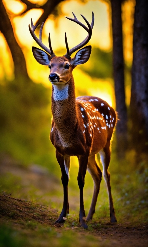 Lightweight Video Editor, Deer, Tree, Fawn, Terrestrial Animal, Grass