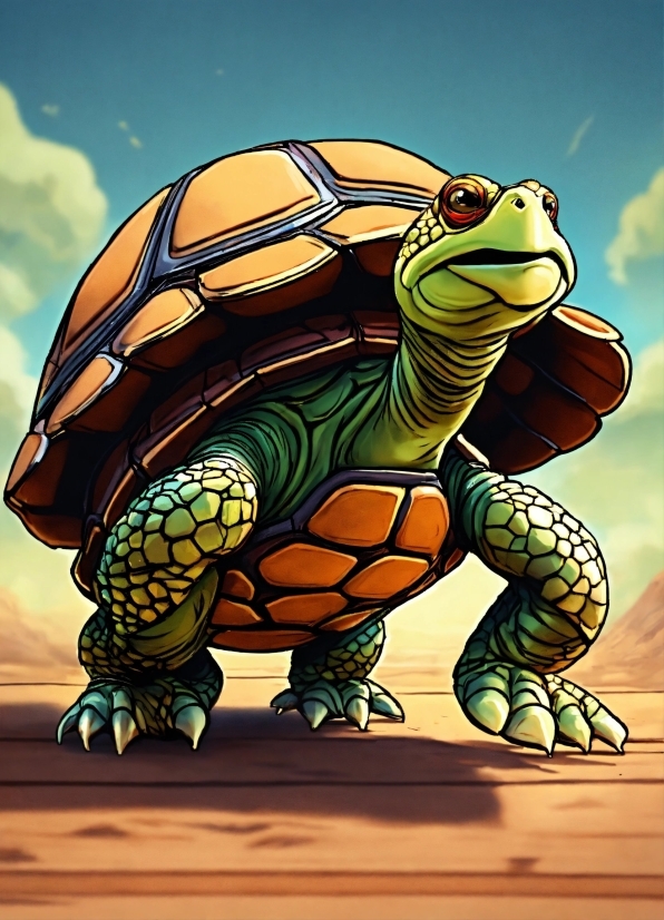 Lite Video Editor, Reptile, Cloud, Organism, Turtle, Art