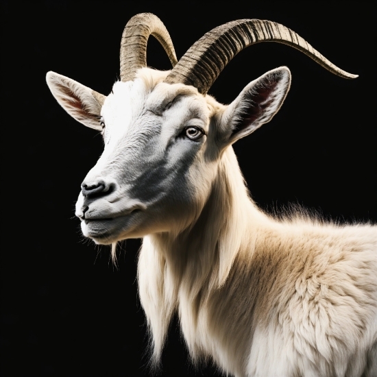 Luminar 4, Goat, Nature, Goatantelope, Horn, Terrestrial Animal