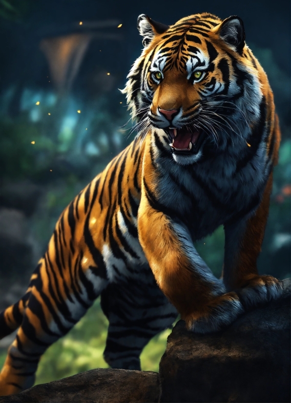 Magix Movie Edit, Bengal Tiger, Siberian Tiger, Tiger, Felidae, Nature