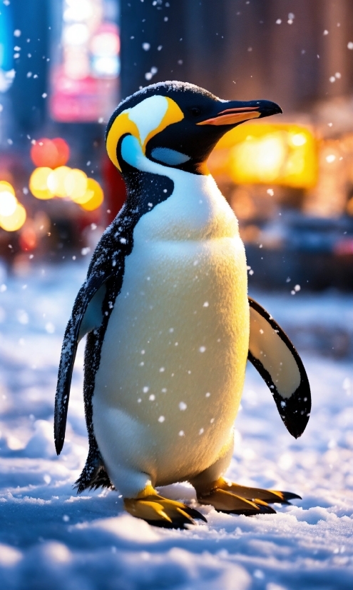 Mobile Video Editor No Watermark, Penguin, Bird, Photograph, Emperor Penguin, Light