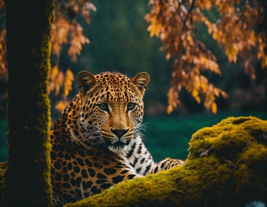 Music Under Public Domain, Plant, Felidae, Carnivore, African Leopard, Natural Landscape