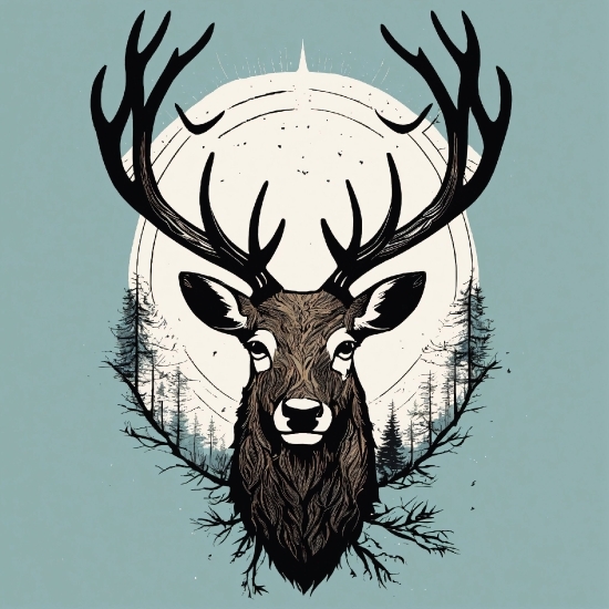 Music Video Effects Free Download, Head, Deer, Organism, Elk, Natural Material