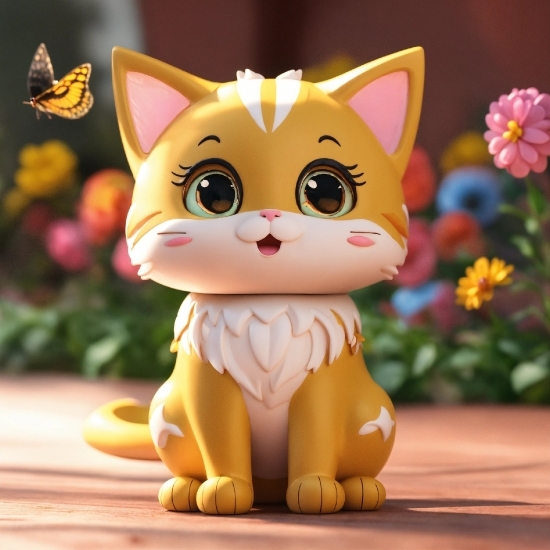 Nature Copyright Free Images, Cat, Toy, Felidae, Cartoon, Yellow