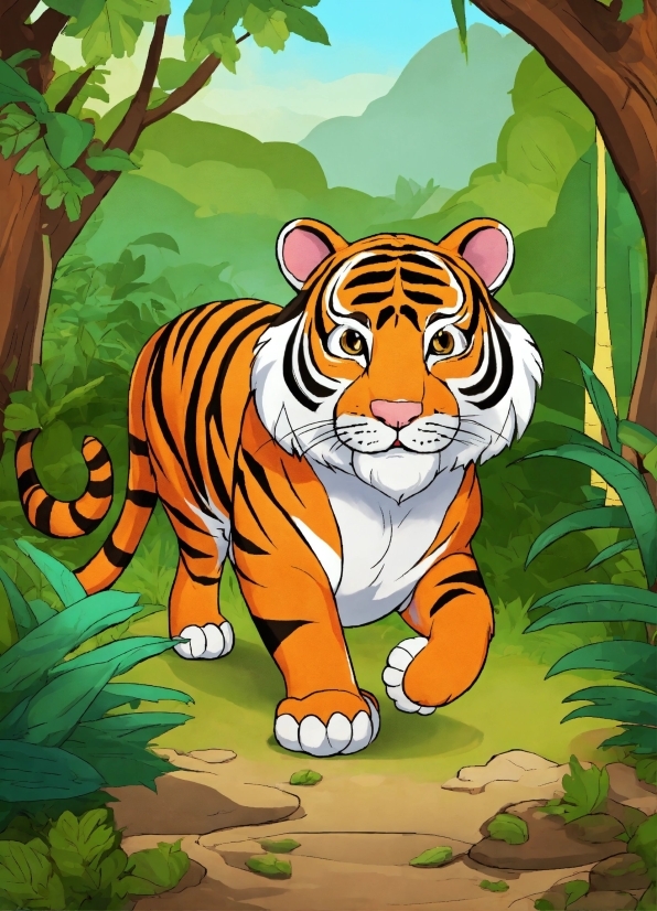 Nature Sound No Copyright, Plant, Bengal Tiger, Siberian Tiger, Tiger, Nature