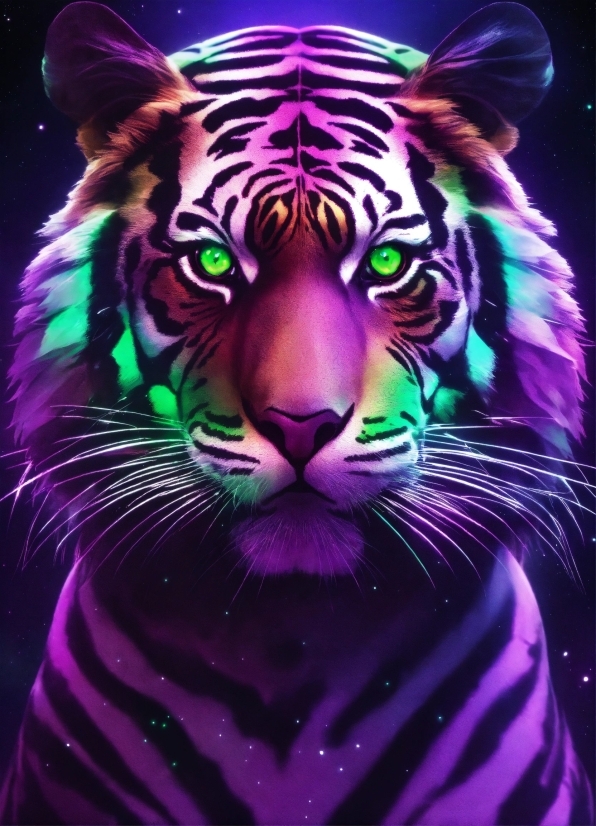 No Copyright Bgm For Youtube, Light, Carnivore, Purple, Felidae, Bengal Tiger