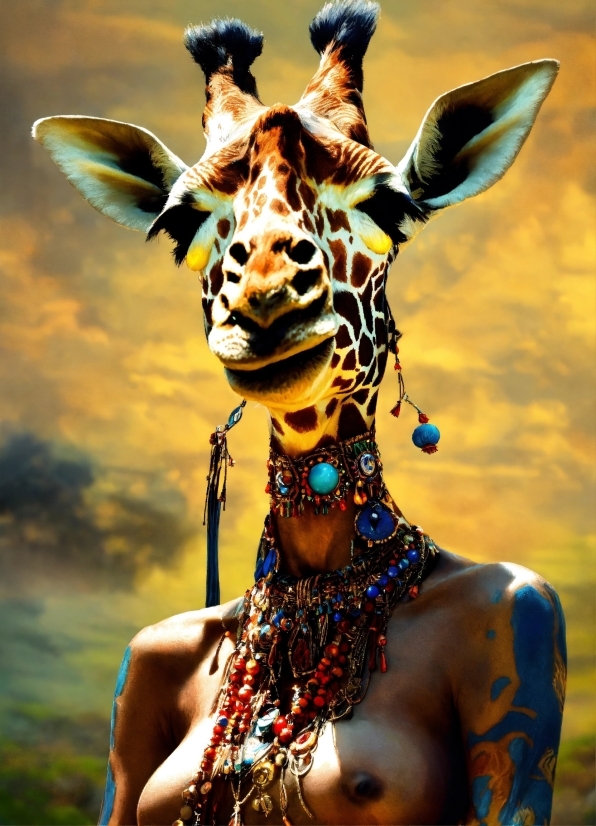 No Watermark Video Editor Kinemaster, Neck, Giraffidae, Fawn, Headgear, Grass