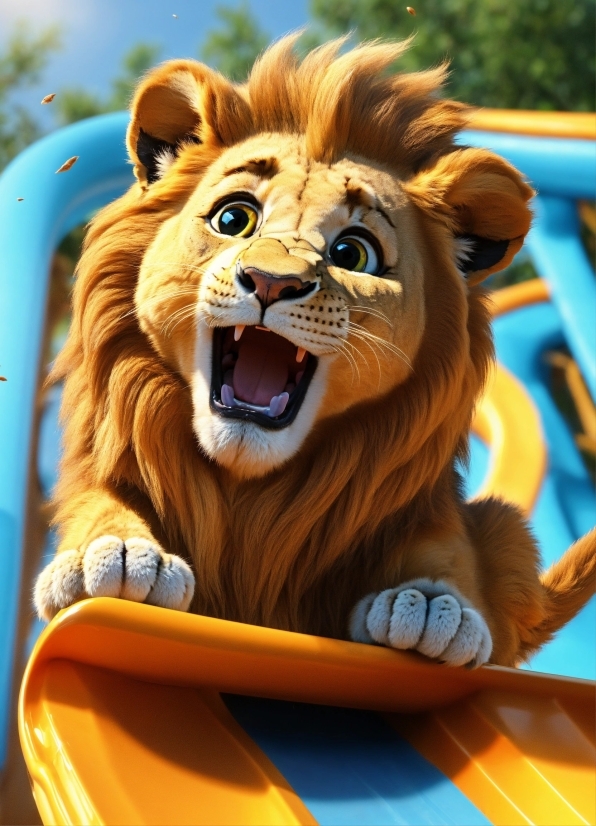 Non Copyright Pics, Felidae, Blue, Lion, Carnivore, Big Cats