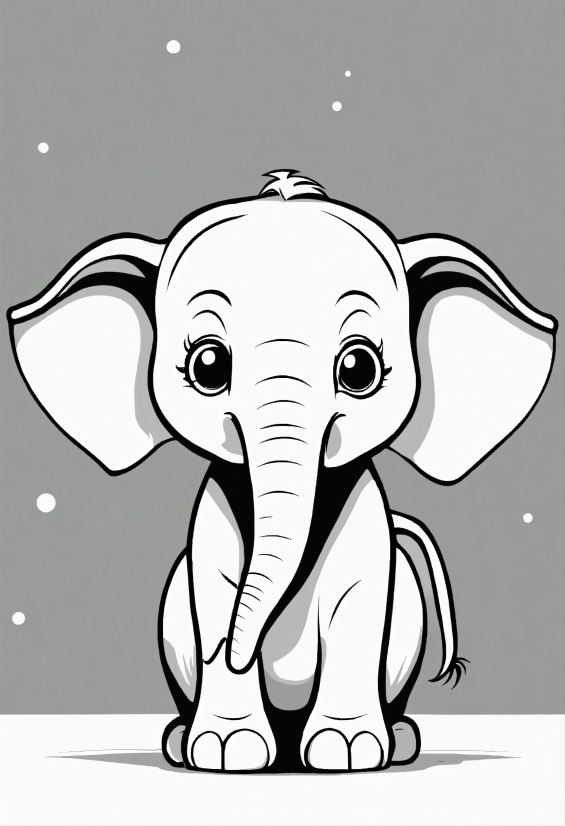 Non Royalty Music, Elephant, White, Elephants And Mammoths, Working Animal, Cartoon