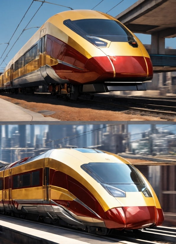 Old Photo Filter, Train, Sky, Rolling Stock, Light, Bullet Train