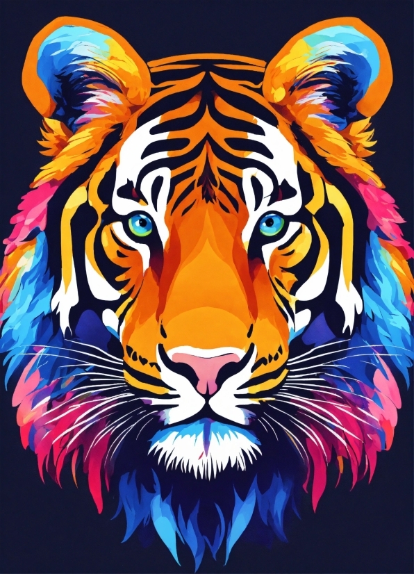 Online Short Video Maker, Felidae, Carnivore, Organism, Siberian Tiger, Art