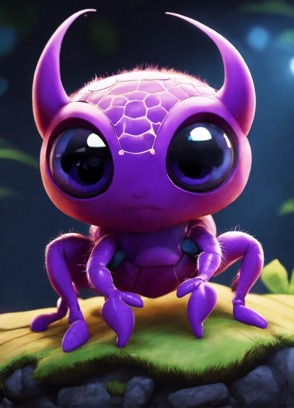 Online Video Maker With Photos And Music, Purple, Organism, Toy, Mammal, Cartoon