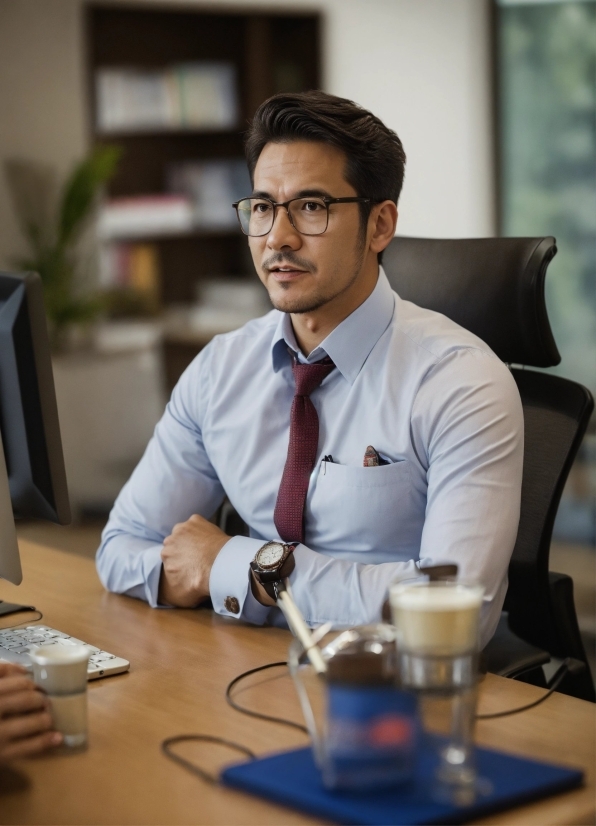 Oval Canvas, Glasses, Table, Vision Care, Dress Shirt, Eyewear