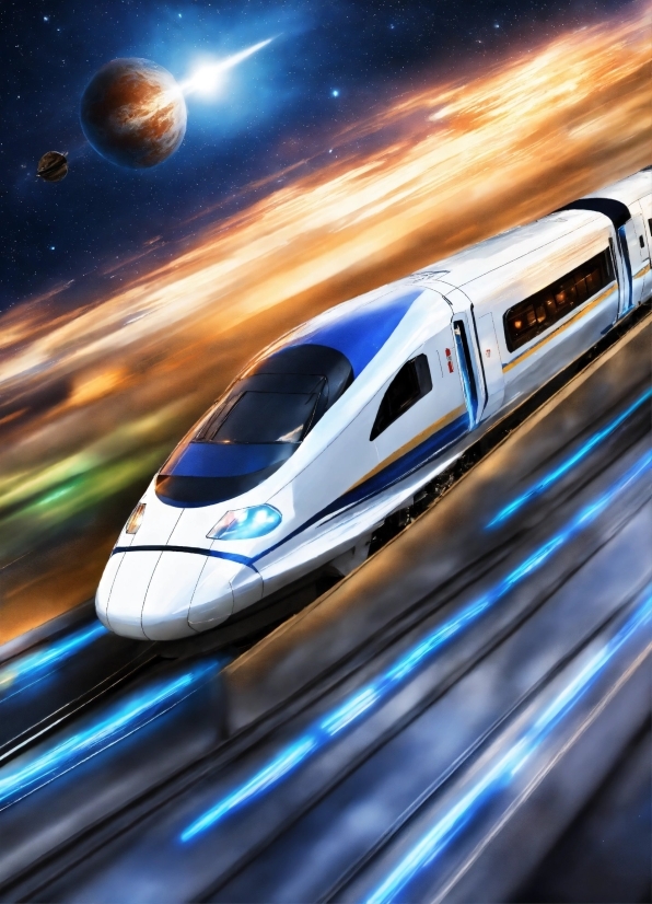 Photo Effects Online Free, Train, Automotive Lighting, Vehicle, Bullet Train, Automotive Design