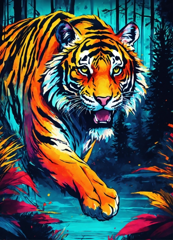 Photo Video Maker Best App, Bengal Tiger, Siberian Tiger, Tiger, Felidae, Carnivore