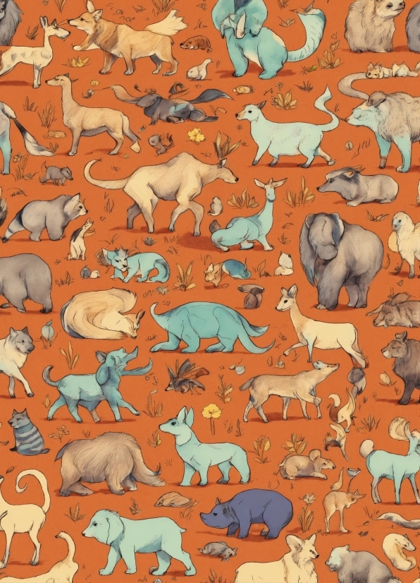 Photoshop Illustrator Online, Ecoregion, Vertebrate, Nature, Textile, Orange