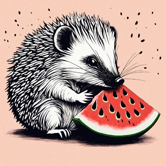 Pond5 Public Domain, Watermelon, Citrullus, Hedgehog, Fruit, Organism