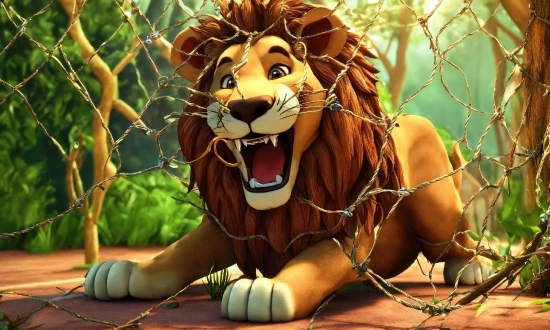 Powerdirector Without Watermark, Lion, Carnivore, Felidae, Big Cats, Roar