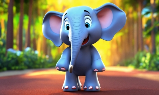 Premiere Pro Interface, Elephant, Plant, Toy, Gesture, Cartoon