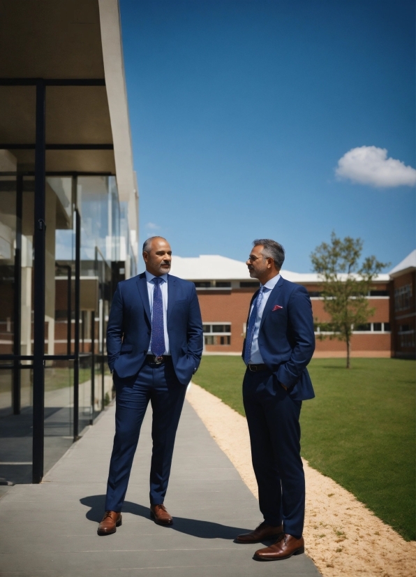 Professional Photo Editing, Suit Trousers, Sky, Cloud, Tie, Standing