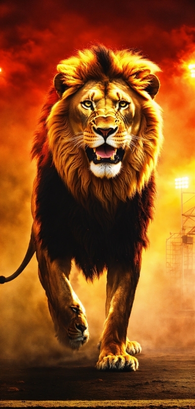 Public Domain Clip Art Images, Light, Lion, Roar, Felidae, Carnivore