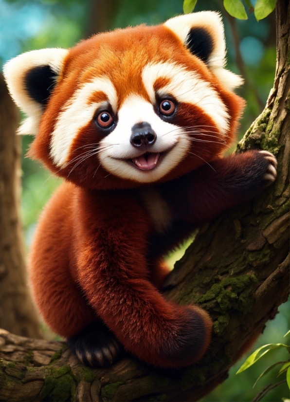 Red Panda, Plant, Tree, Carnivore, Organism, Terrestrial Plant