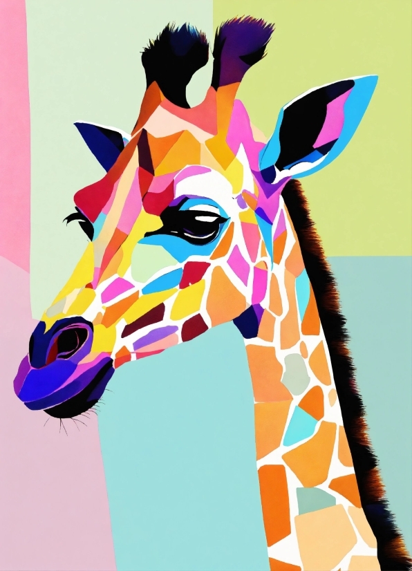 Royalty Free Motion Graphics, Head, Giraffidae, Neck, Giraffe, Horse