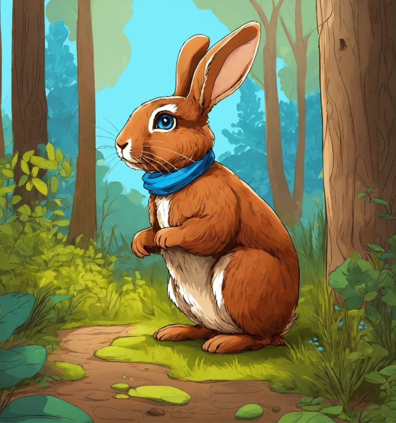 Royalty Free Music For Presentations, Plant, Rabbit, Cartoon, Nature, Organism