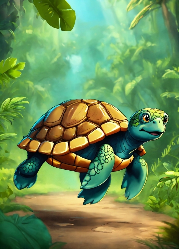 Royalty Free Music Tracks, Vertebrate, Cartoon, Organism, Turtle, Art