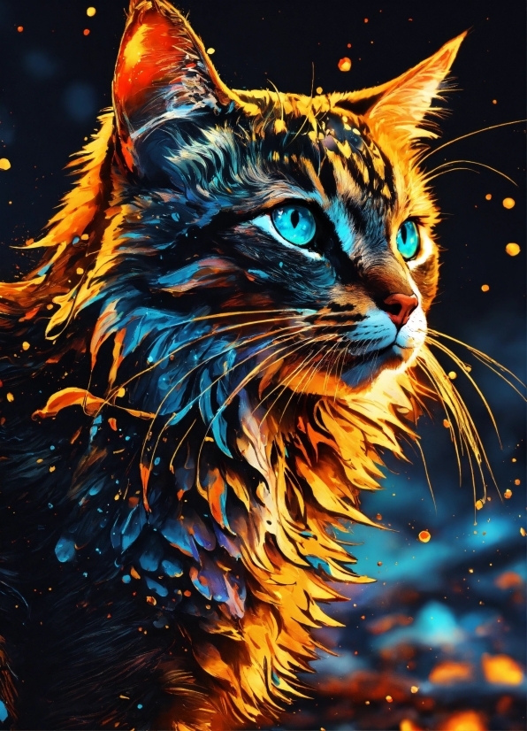 Rush Editing App, Cat, Nature, Felidae, Carnivore, Organism