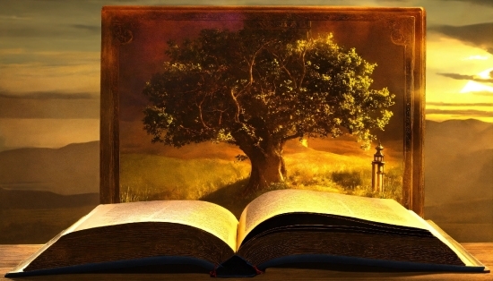 Sai Baba Pic, Light, Book, Plant, Tree, Publication